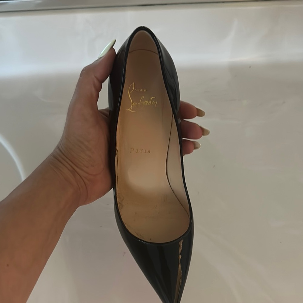Christian Louboutin Glossy Black Heels